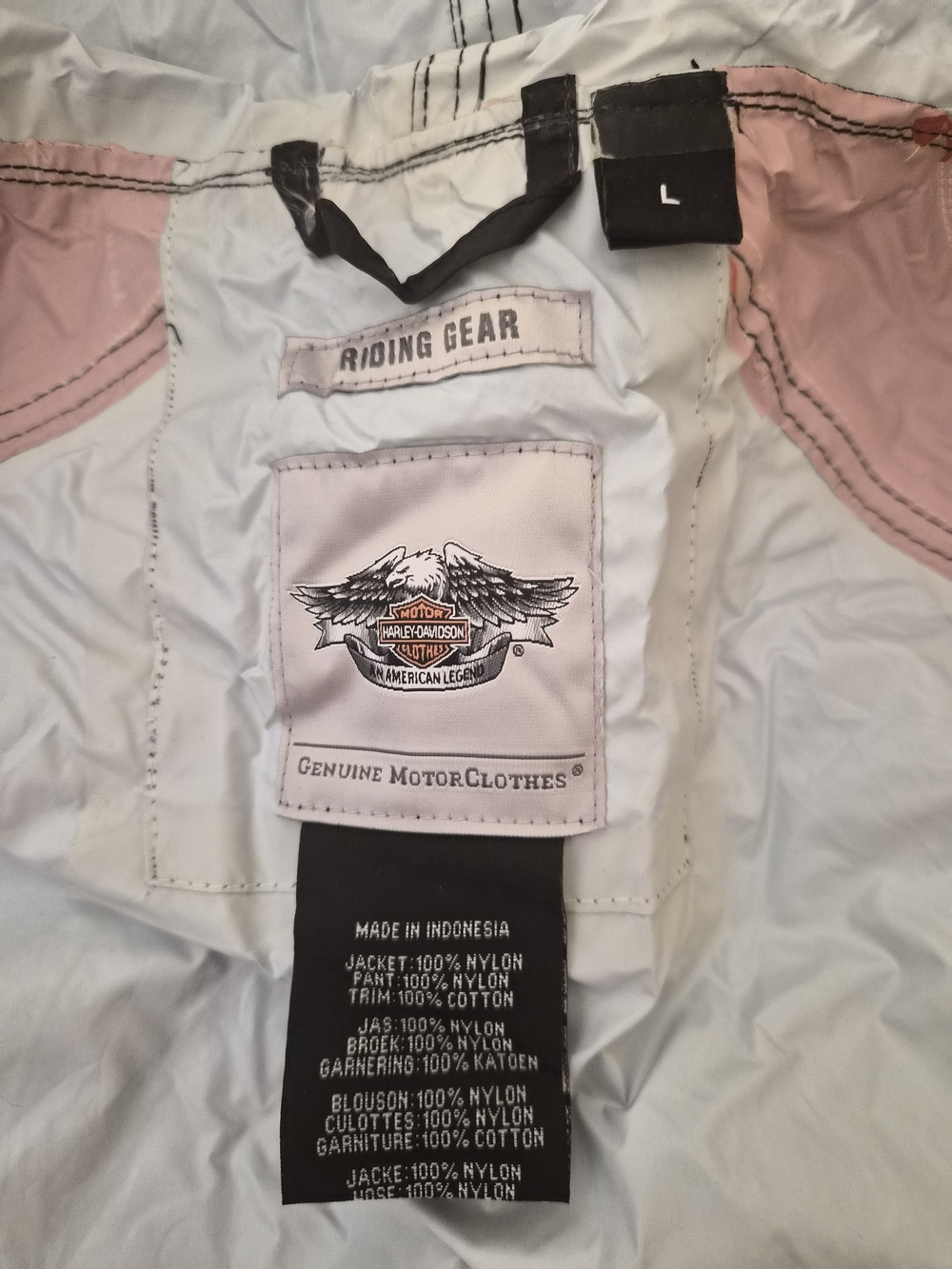 Harley-Davidson Black Rainsuit Set Size L, NEVER WORN - Picture 6 of 6